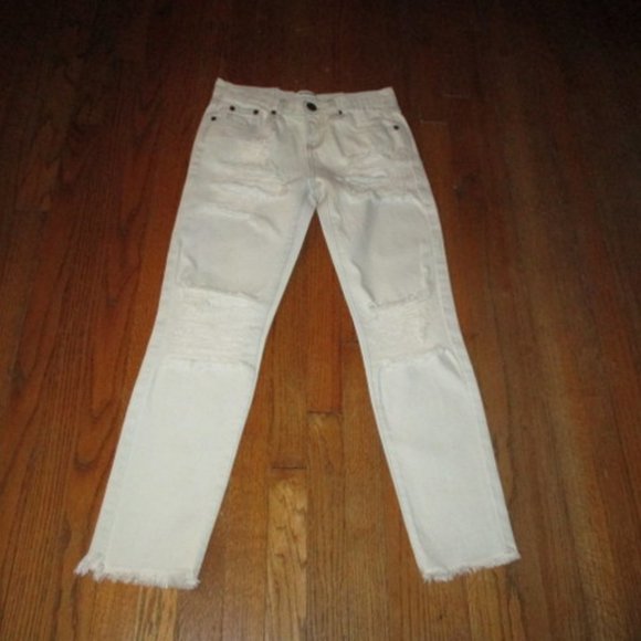 ONE X ONE TEASPOON Distressed Mid-Rise Jeans - Picture 8 of 10